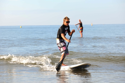 Stand up paddle boarding or SUP has become popular in Dorset in recent years